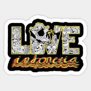 LOVE INDONESIA Sticker